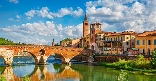 Verona, vista sull'Adige